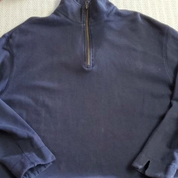 Eddie Bauer Womens 1/4 Zip Mock Neck Pullover Long Sleeve Sz XL Sweatshirt Tunic - Picture 6 of 9